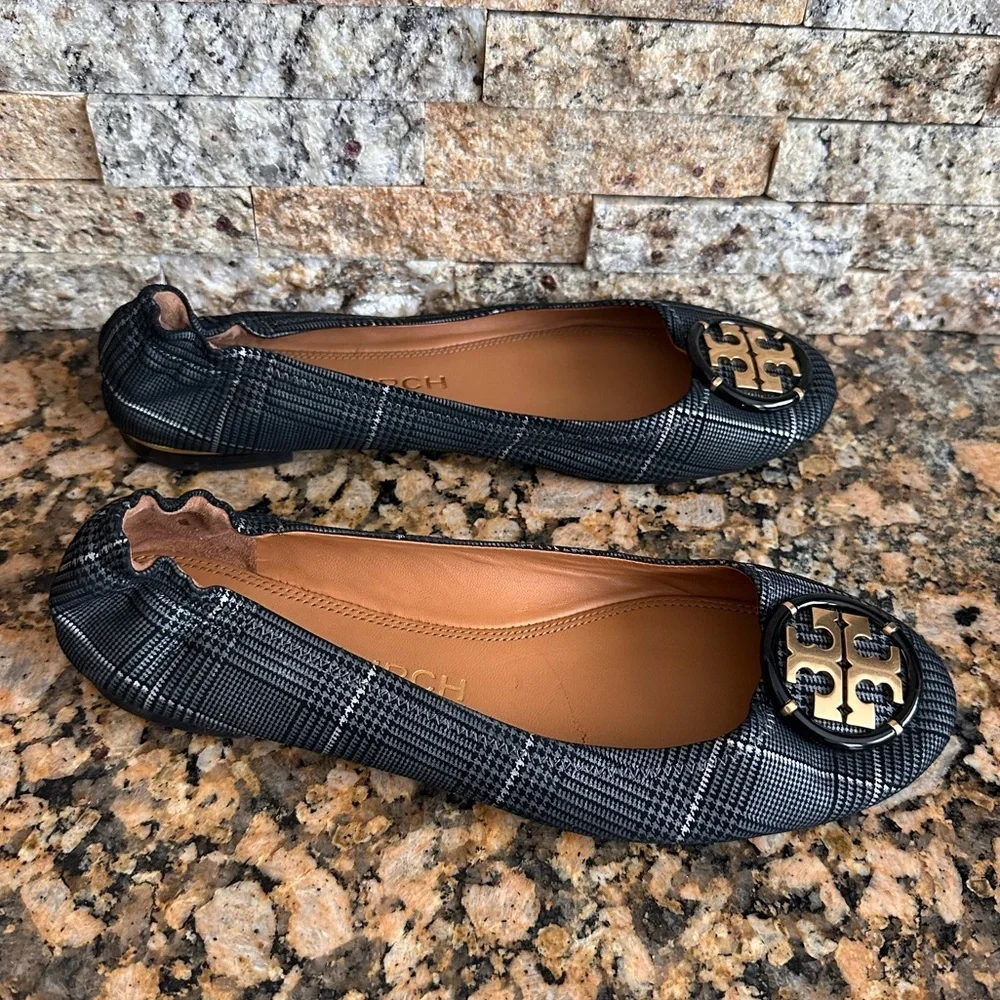 Tory Burch Ballet Flat Prince of Wales